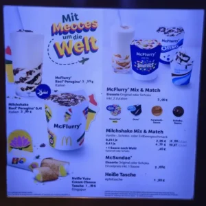 McFlurry Preis McSundae Preis Mc Donalds Eis Preise 2025 Q4