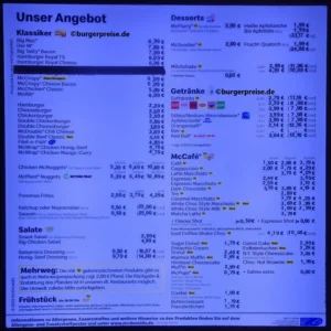 Mc Donalds Preise 2026 Q1 burgerpreise.de